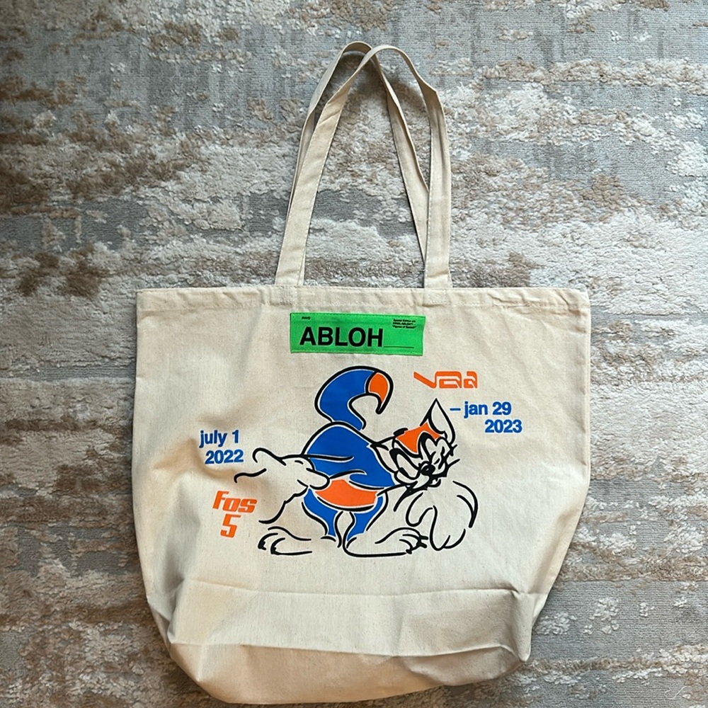 Limited Edition Off-White Virgil Abloh x Brooklyn Museum Tote Bag